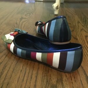 ✨COACH MULTICOLOR STRIPED BALLET FLATS✨